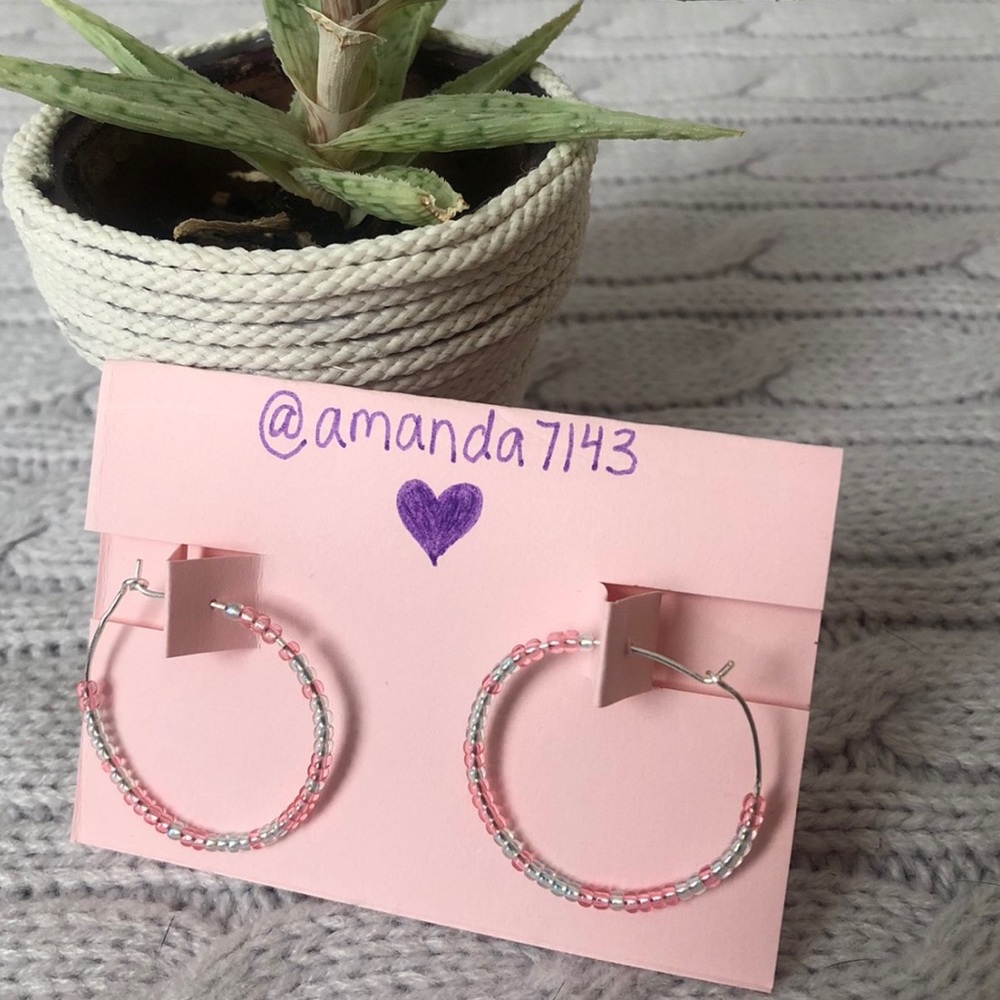 hand made hoop earrings